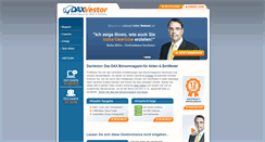 Desktop Screenshot of dax-vestor.de